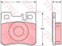 KLOCKI HAMULC. MERCEDES W124,W202 TYŁ